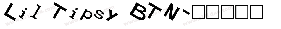 Lil Tipsy BTN字体转换